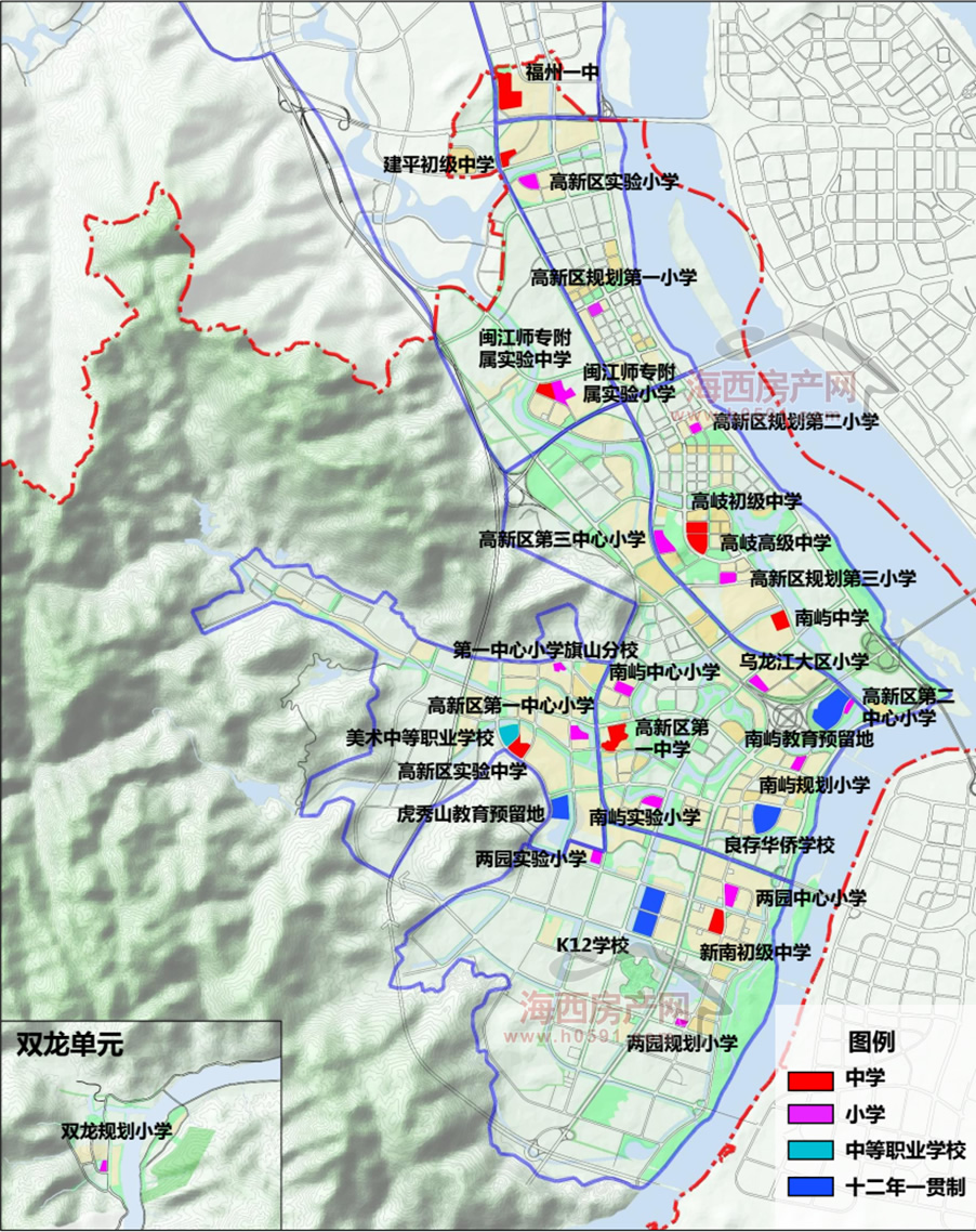 福州高新区共规划31所中小学
