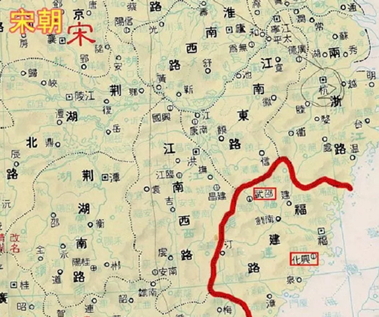 战国时期福建地图 福建当时虽然有人居住,但却没有行政区划,也没有