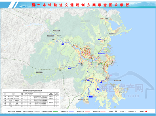 福州公布s1s6高清线路图覆盖福清连江闽清永泰